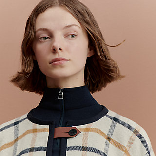 リバーシブルで使える♪【HERMES】Camail ポンチョ 1枚で2つの表情*【HERMES】Camail リバーシブルポンチョ (HERMES